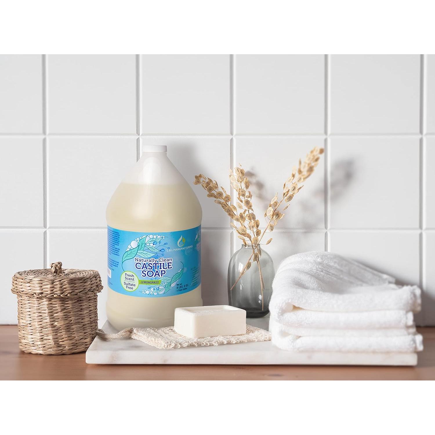 Jabón Líquido de Castile Puro Limon Grass 3.78L - Vegano