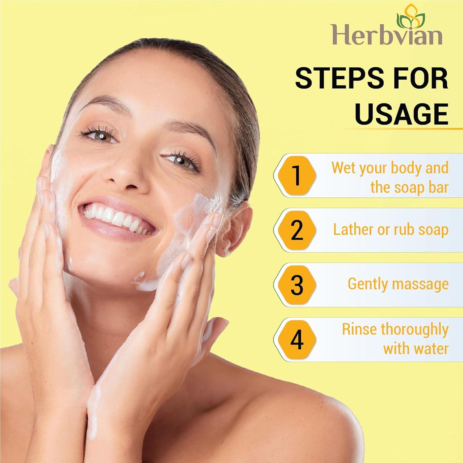 Jabón Exfoliante de Lufa y Cúrcuma HerbVian 120g