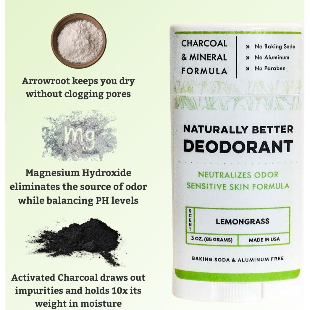 Desodorante Natural para Piel Sensible DAYSPA 119g Libre de Aluminio