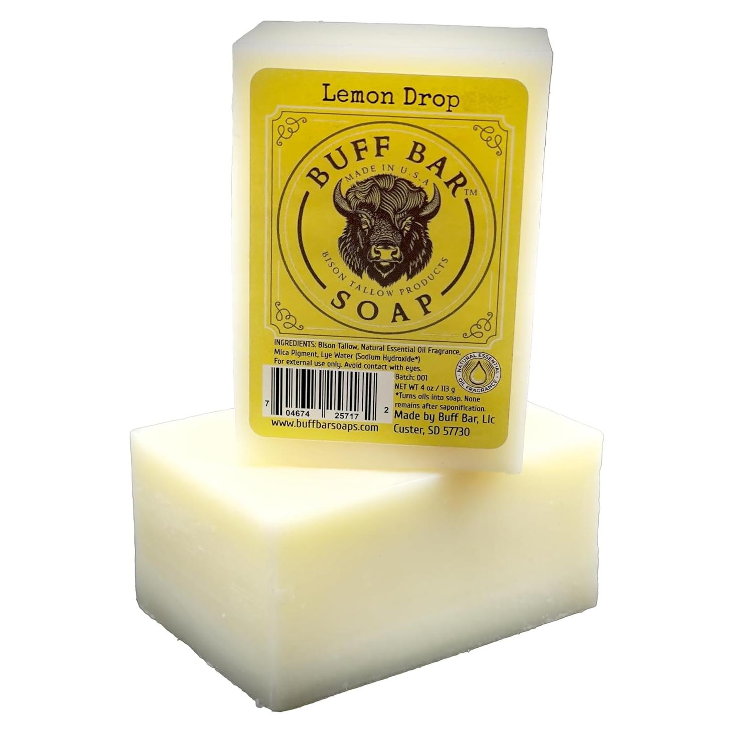 Jabón de Grasa de Bisonte Big Crazy Buffalo Gota de Limón 226g