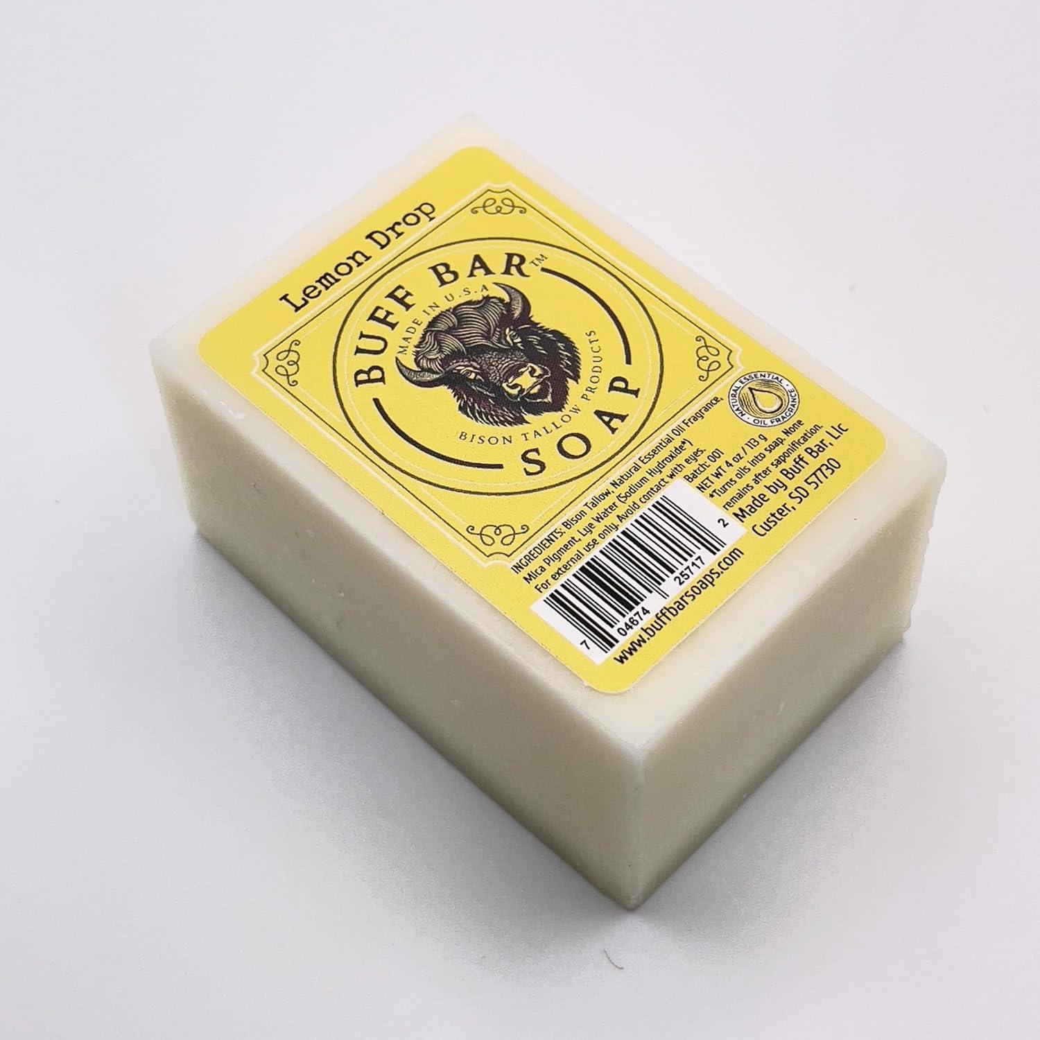 Jabón de Grasa de Bisonte Big Crazy Buffalo Gota de Limón 226g