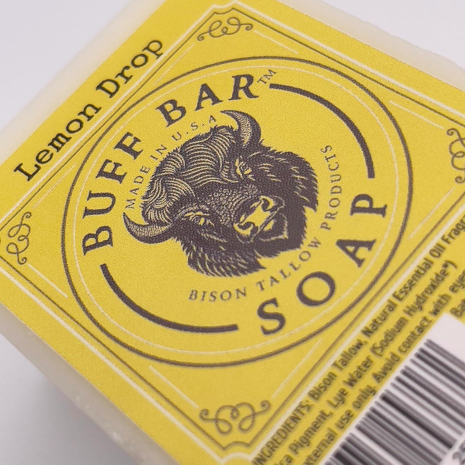 Jabón de Grasa de Bisonte Big Crazy Buffalo Gota de Limón 226g