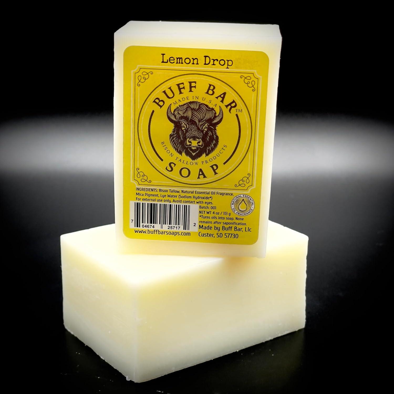 Jabón de Grasa de Bisonte Big Crazy Buffalo Gota de Limón 226g