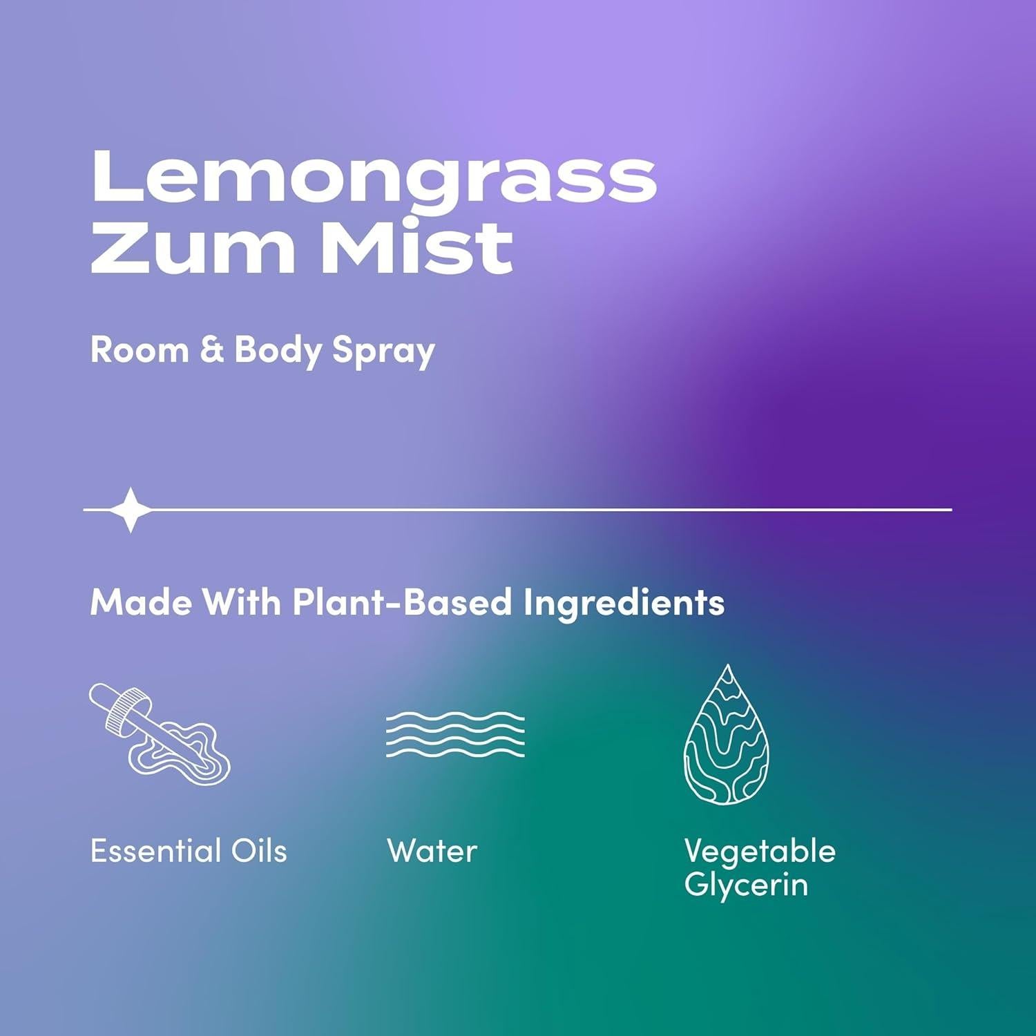 Spray de Aromaterapia Indigo Wild Zum Mist 118 ml Hierba de Limón