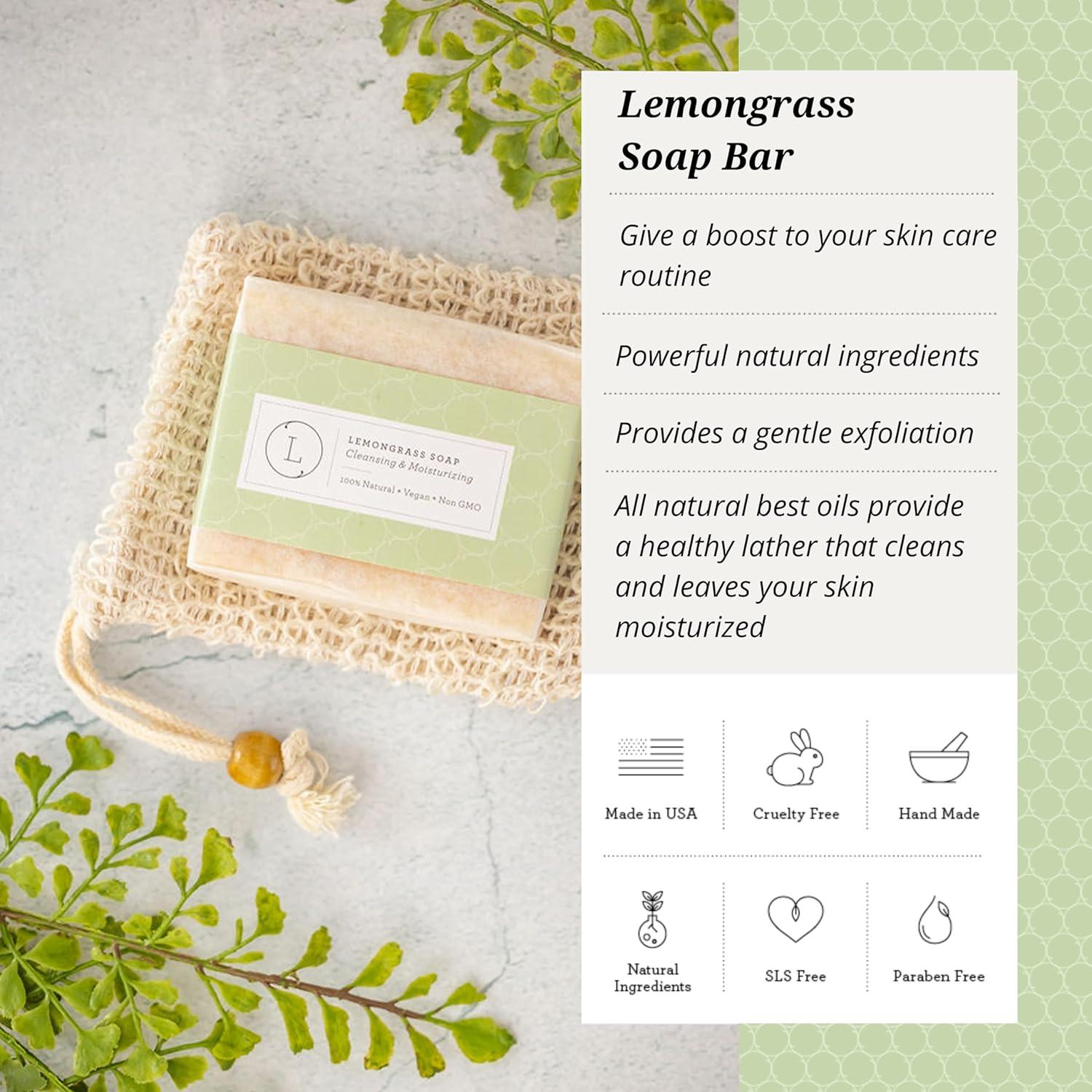 Conjunto de Regalo de Spa Lizush Lemongrass 6 Piezas para Mujeres