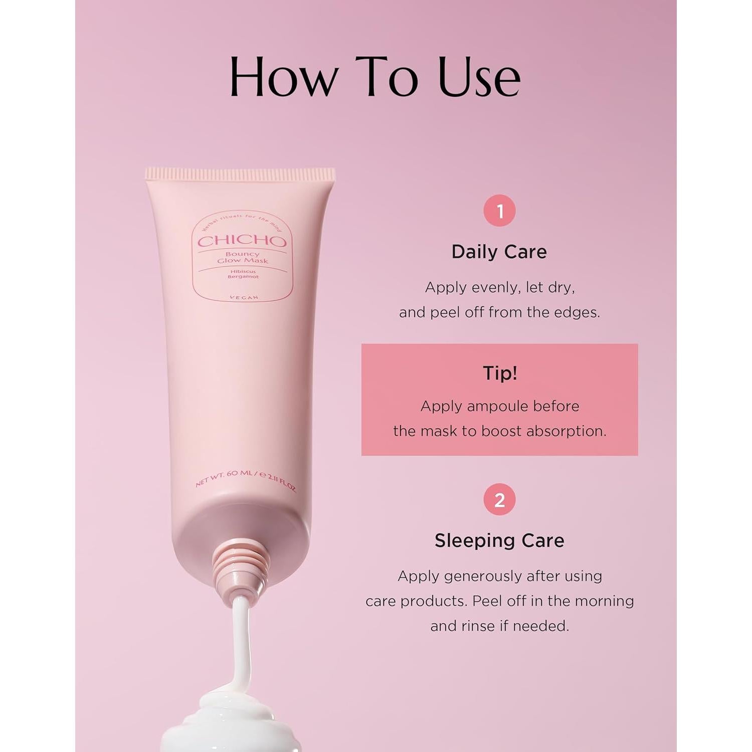 Máscara Facial Peel Off CHICHO Colágeno Hibisco 60 ml