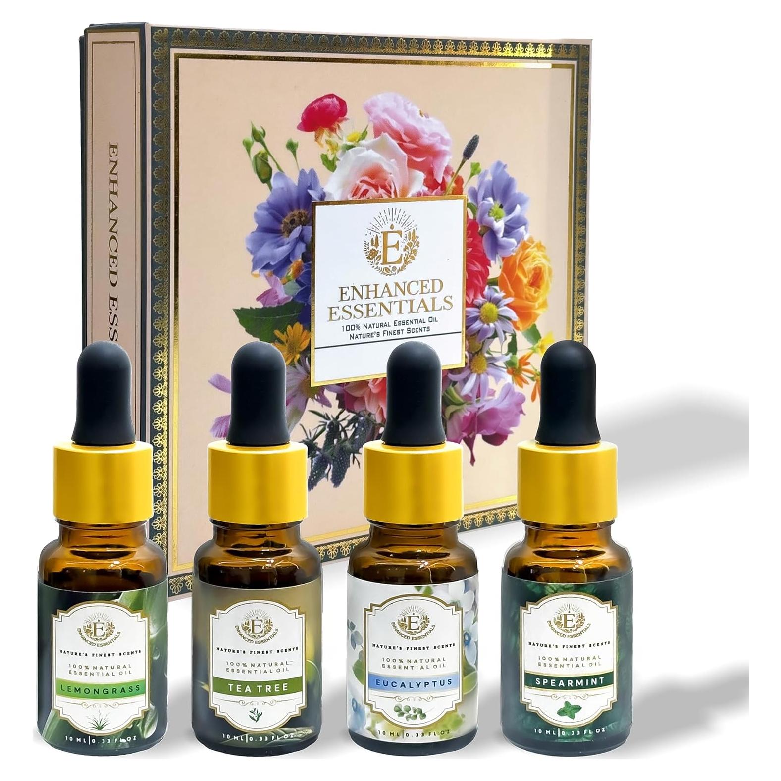 Set de Aceites Esenciales Elegancia Herbal - 4 x 10 ml