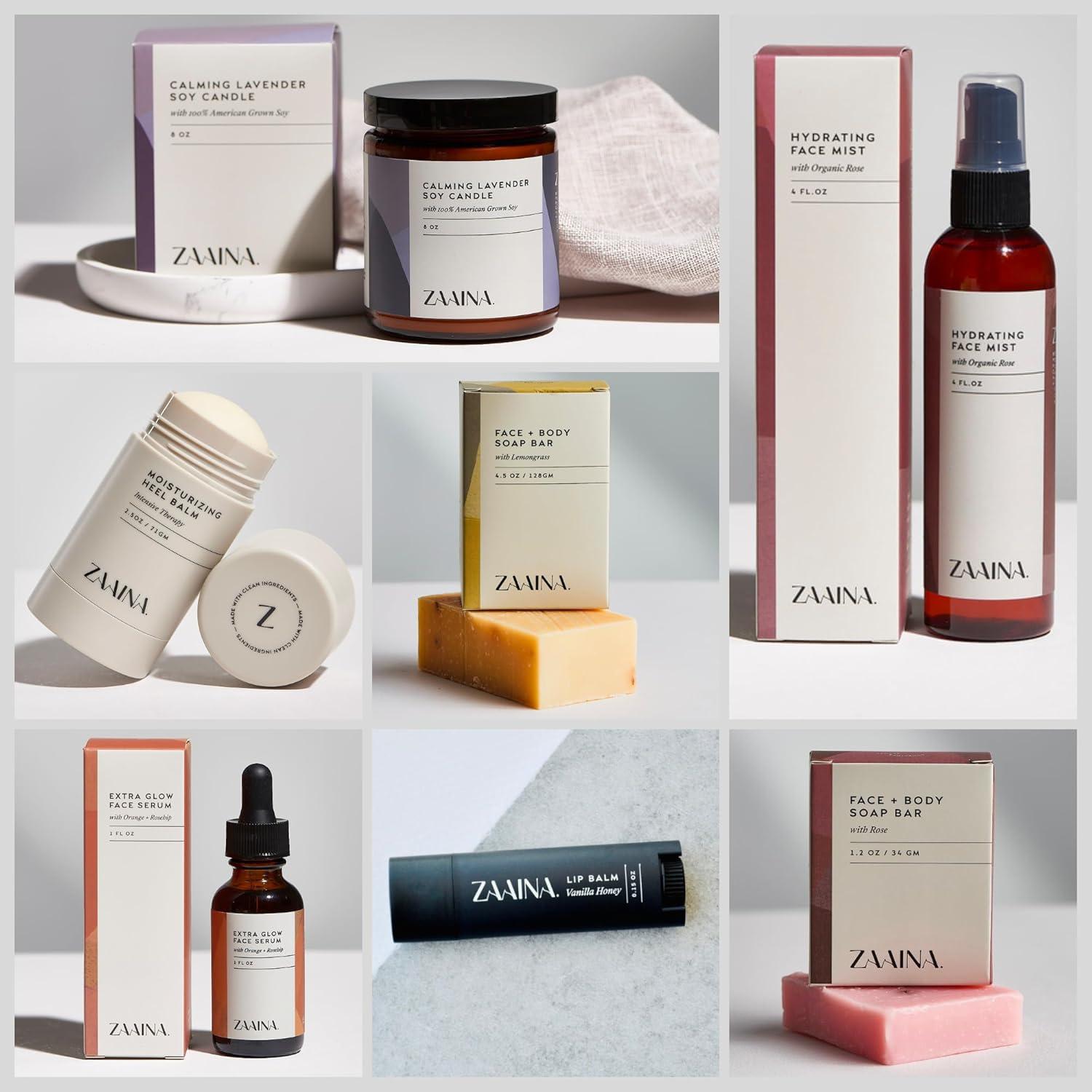 Set de Spa de Lujo ZAAINA para Mujeres - Cuidado Personal Hecho a Mano