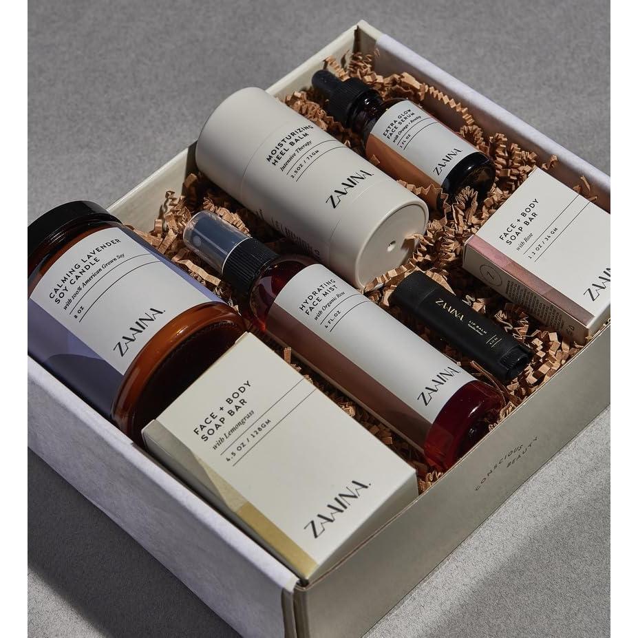 Set de Spa de Lujo ZAAINA para Mujeres - Cuidado Personal Hecho a Mano