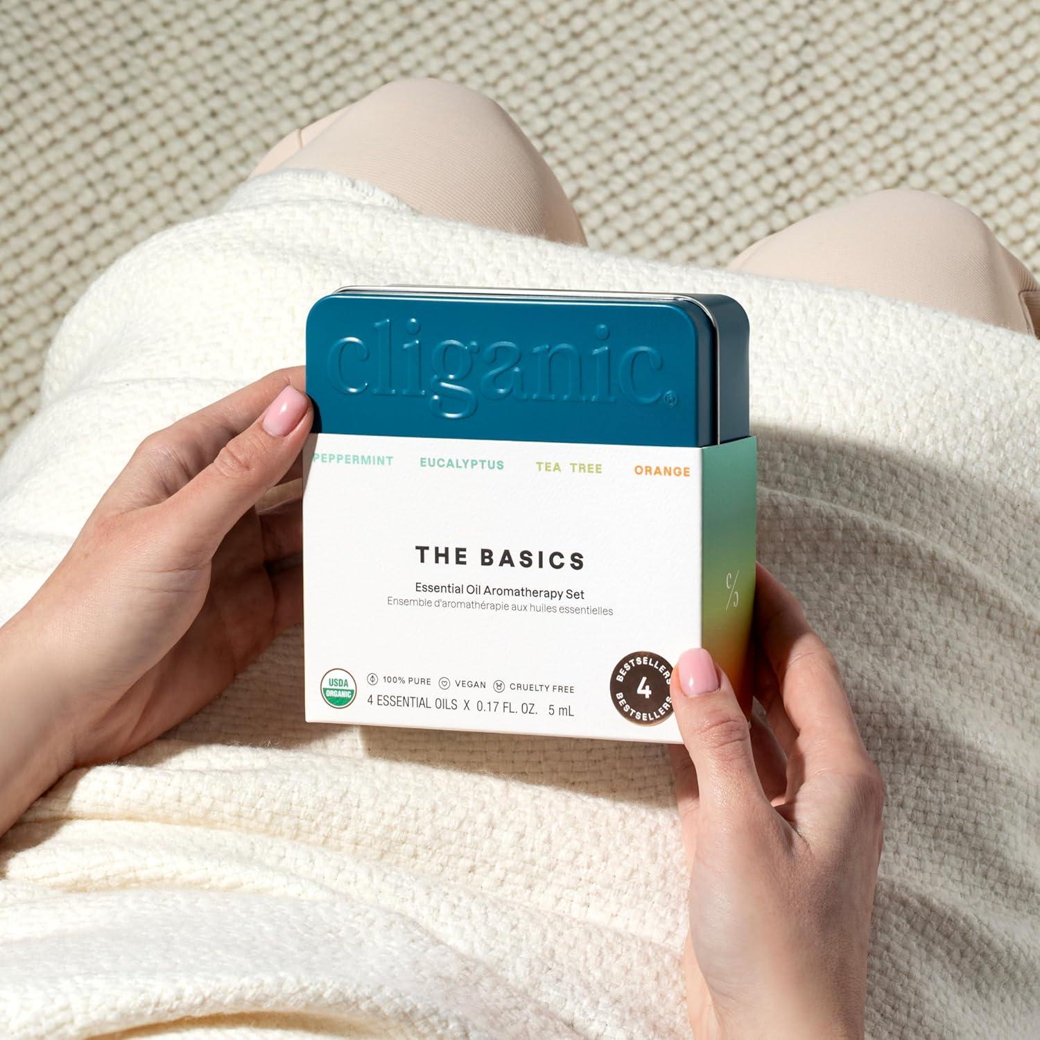 Set de Aceites Esenciales Orgánicos Cliganic - 4 Piezas 5ml