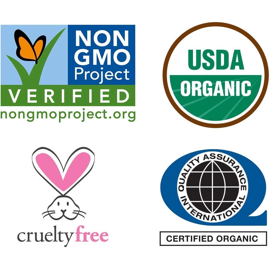 Set de Aceites Esenciales Orgánicos Cliganic - 4 Piezas 5ml