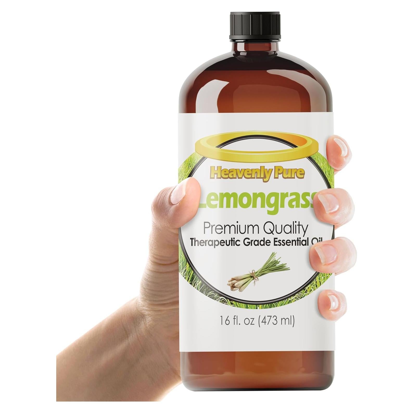 Aceite Esencial de Hierba Limón 473 ml Heavenly Pure - Aromaterapia