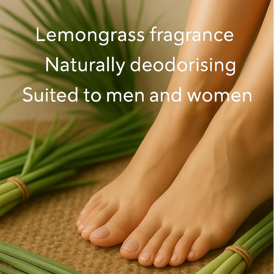 Kit de Cuidado de Pies Get Fresh 3 Pasos con Aroma a Hierba Limón