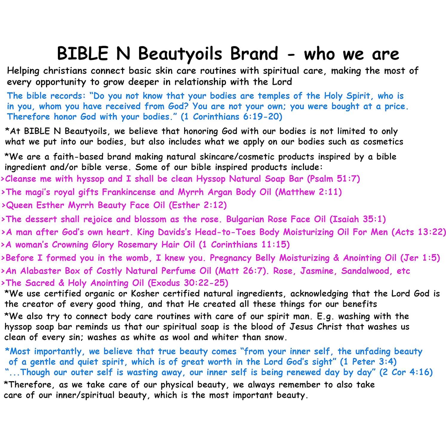 Jabón Natural para Cabello y Cuerpo BIBLE N Beautyoils 255g