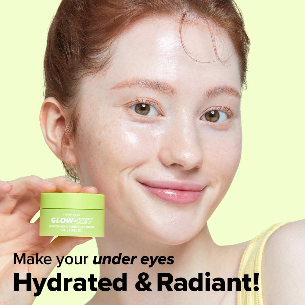 Crema para Ojos I DEW CARE Glow-Key 15 ml - Vitamina C y Ácido Hialurónico
