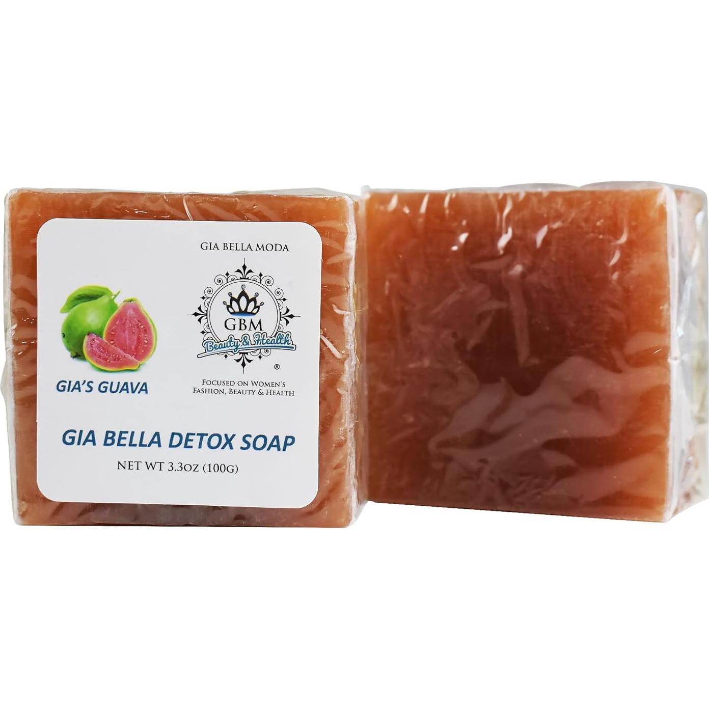 Jabón Detox GIA BELLA 93g - Natural con Extracto de Guayaba