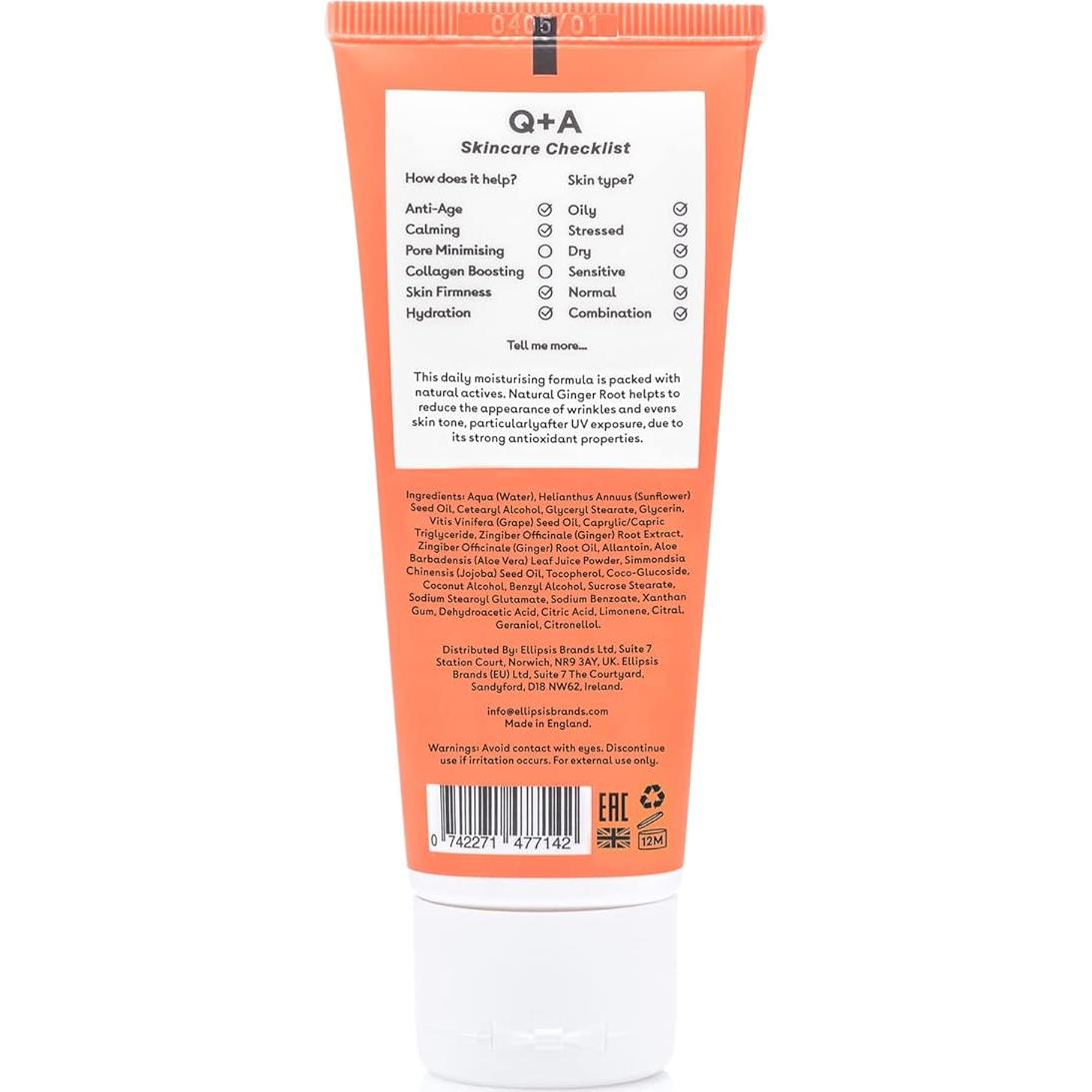 Hidratante Facial Diario Raíz de Jengibre 75ml - Natural