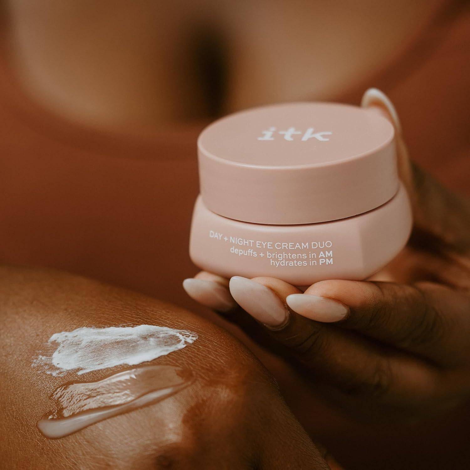 Dúo Crema Contorno Ojos ITK Skincare Día Noche Vitamina C