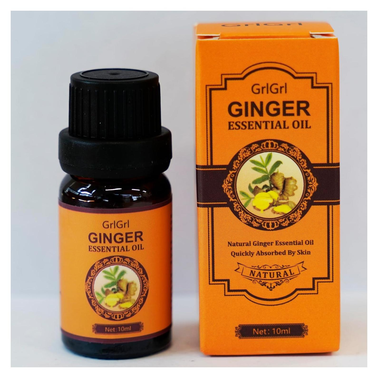 Aceite Esencial de Jengibre GrlGrl 10ml - Natural y Relajante