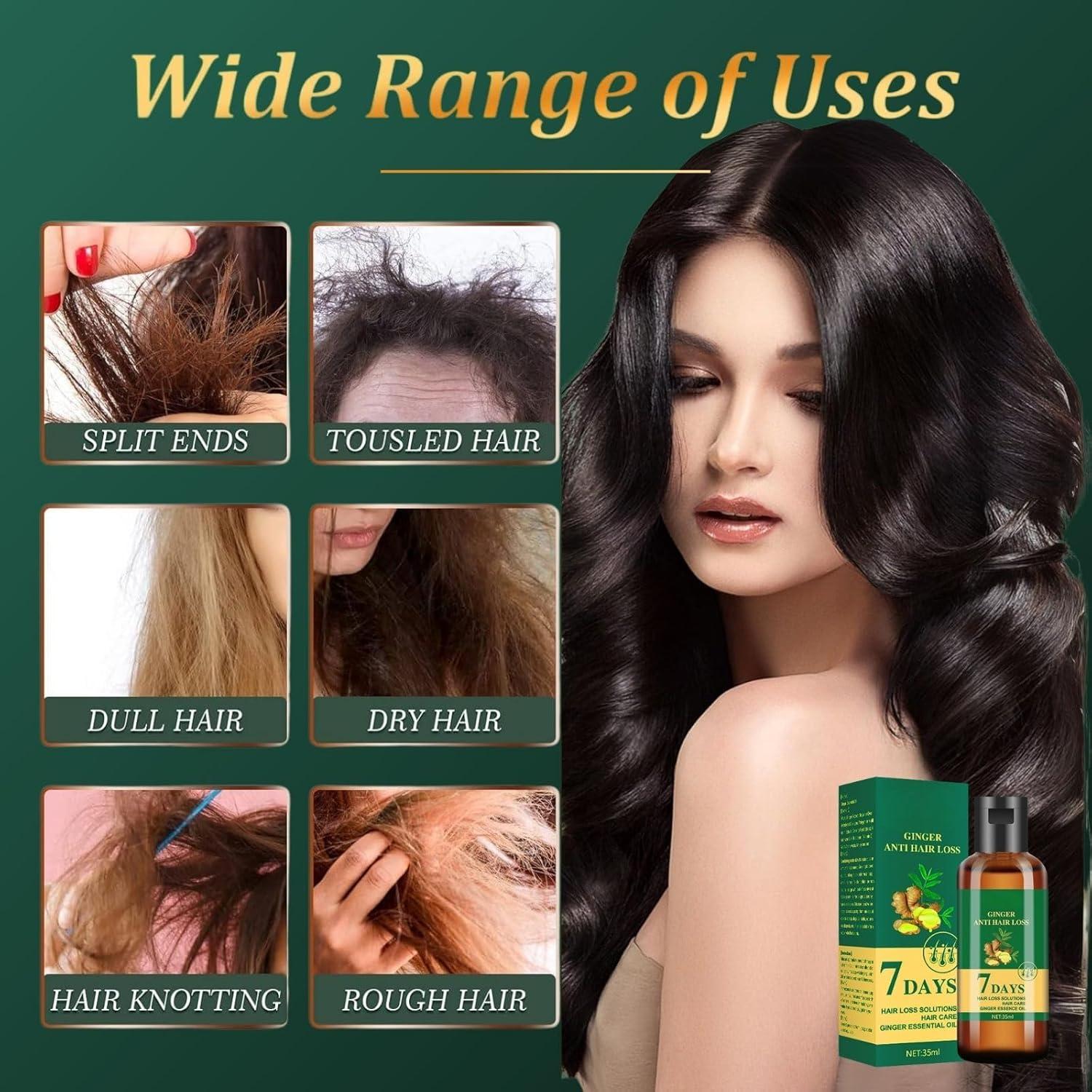 Aceite de Jengibre Lidoria 2PCS 35ml Anti Caída Cabello