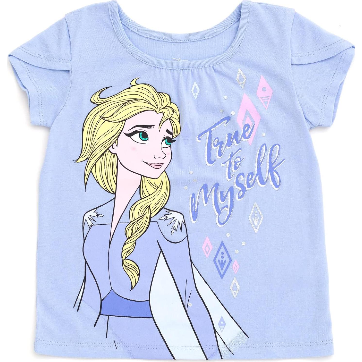 Conjunto Disney Princess Moana Frozen 3 piezas para niñas