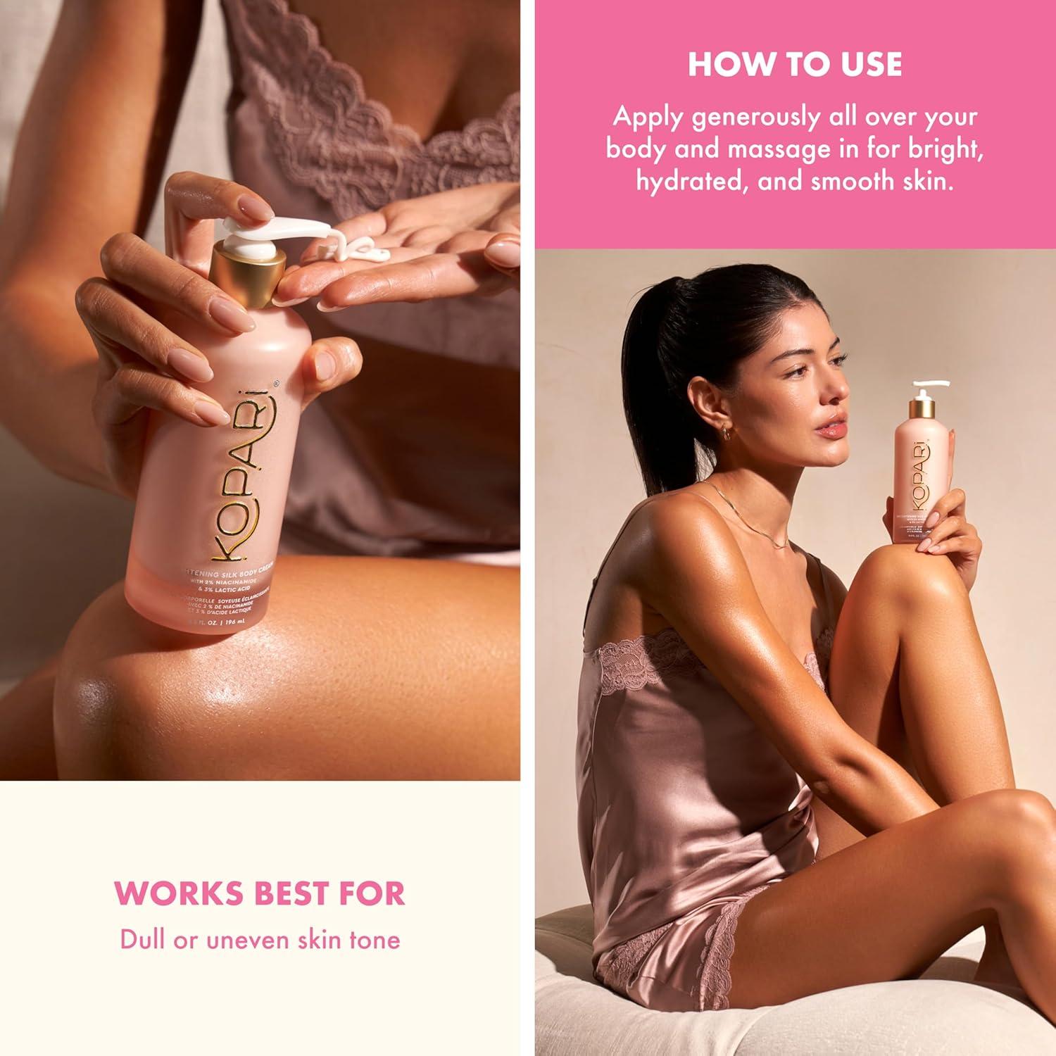 Crema Corporal Hidratante Kopari 190 g - Con Niacinamida y AHAs