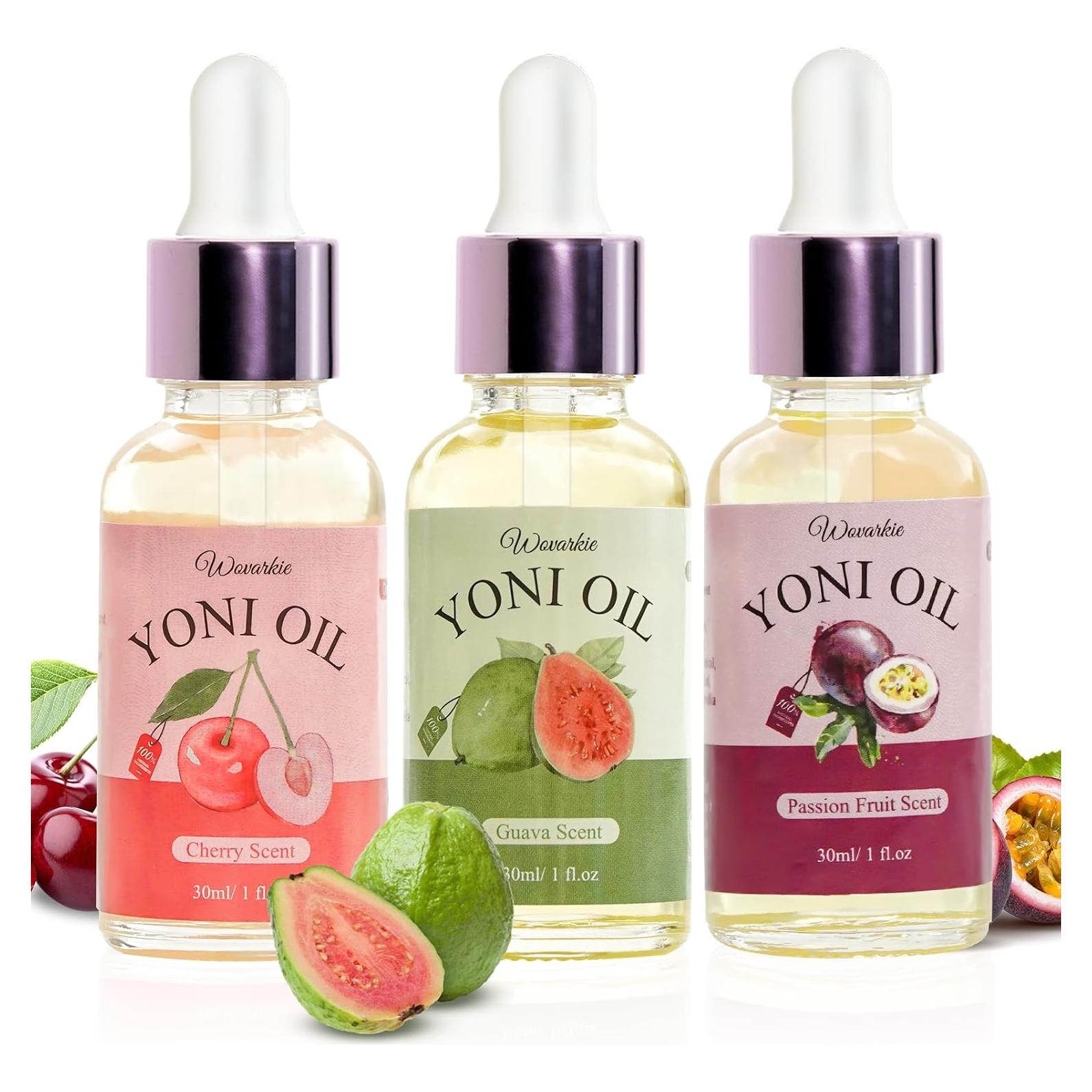 Aceite Yoni Wovarkie 3 PCS Hidratante Natural pH Equilibrado