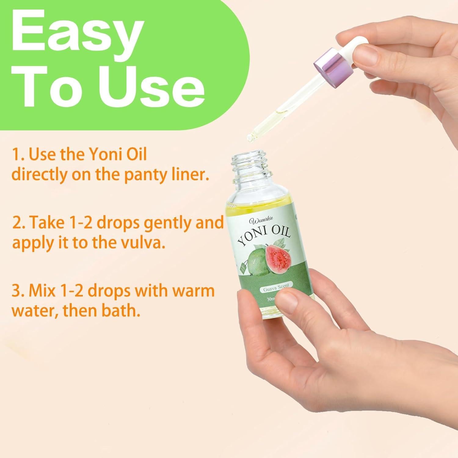 Aceite Yoni Wovarkie 3 PCS Hidratante Natural pH Equilibrado