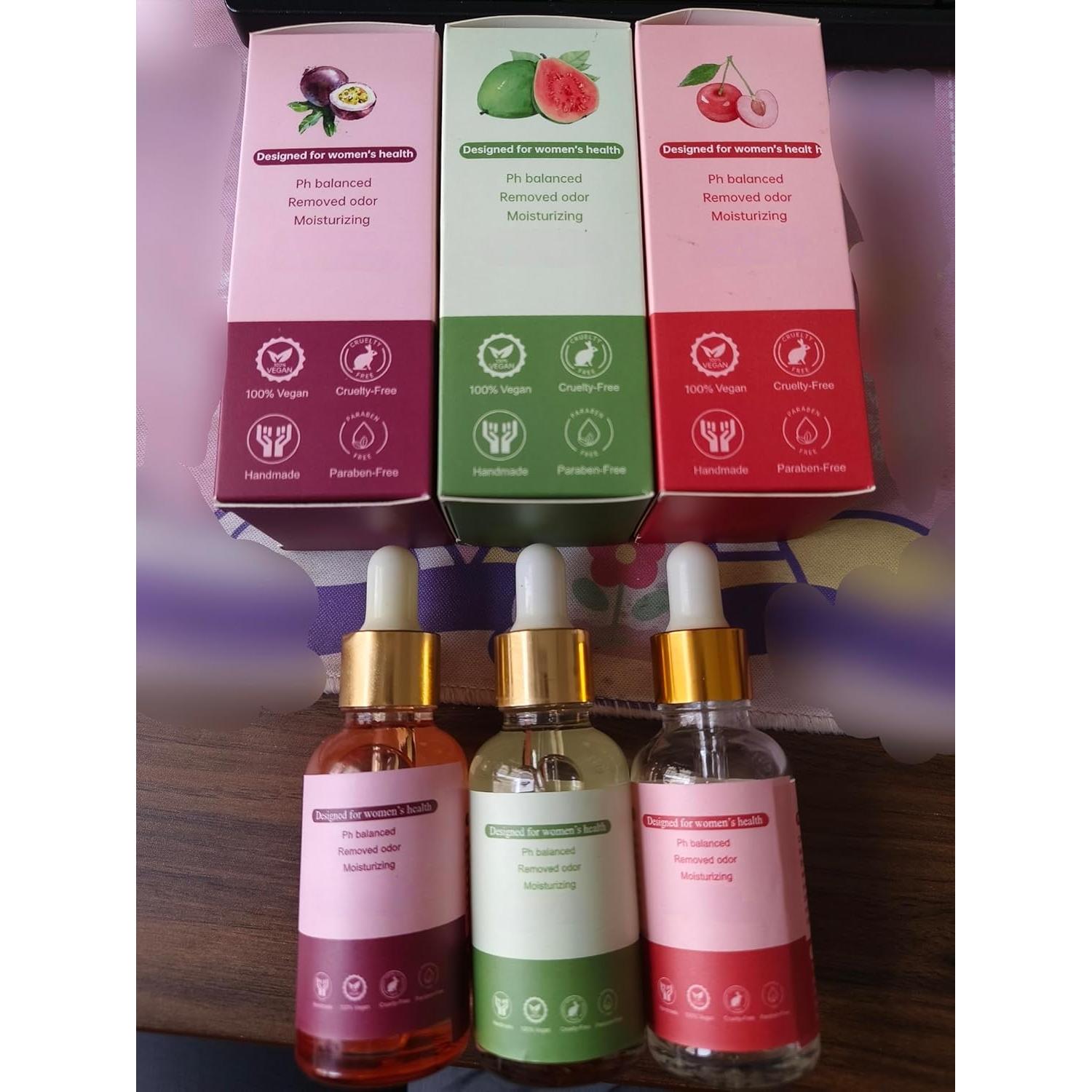 Aceite Yoni Wovarkie 3 PCS Hidratante Natural pH Equilibrado