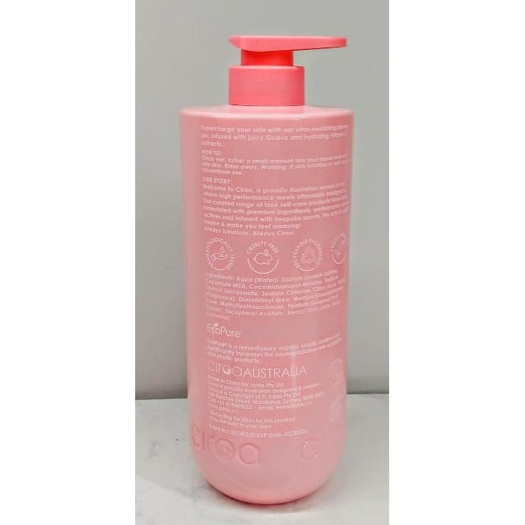 Gel de Ducha Ciroa Guayaba y Vitamina E 900ml Hidratante