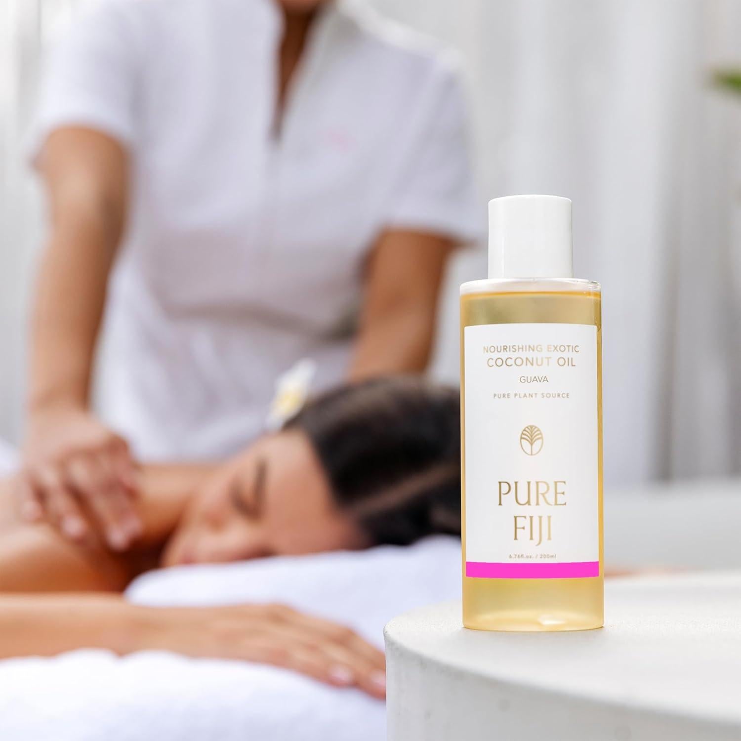 Aceite Corporal Nutritivo de Coco Puro Pure Fiji 230ml Guayaba