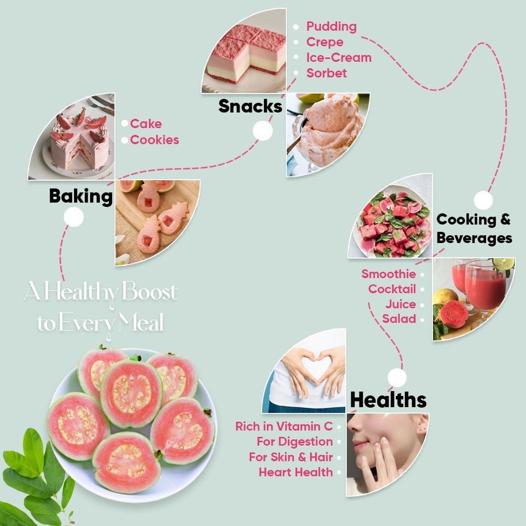 Extracto de Guayaba Rosa Bionutricia 20:1 en Polvo 200g