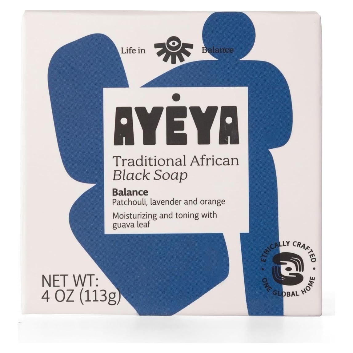 Jabón Negro Africano Ayeya 113g - Vegano y Hecho a Mano