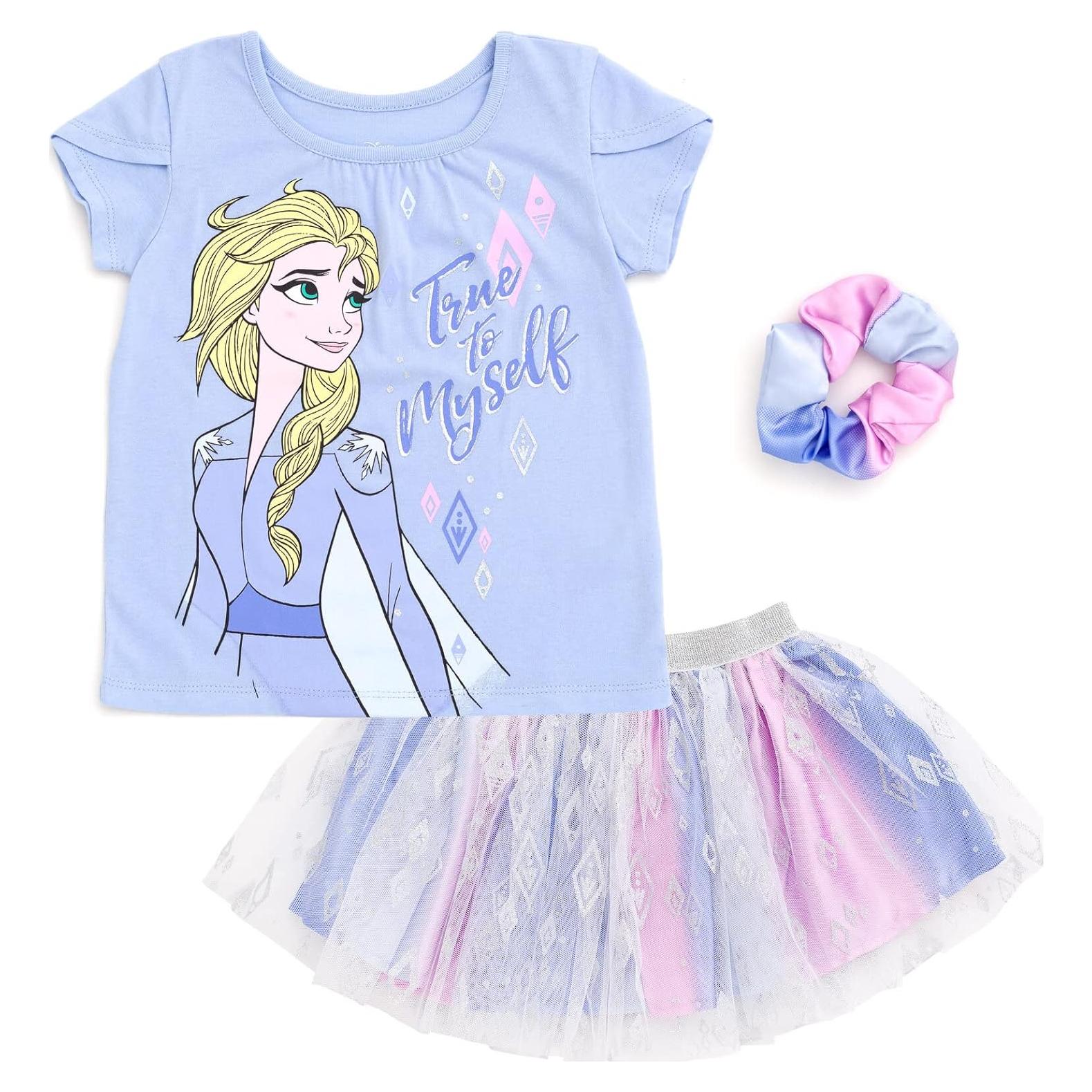 Conjunto de camiseta y falda Moana Disney 3 piezas niña