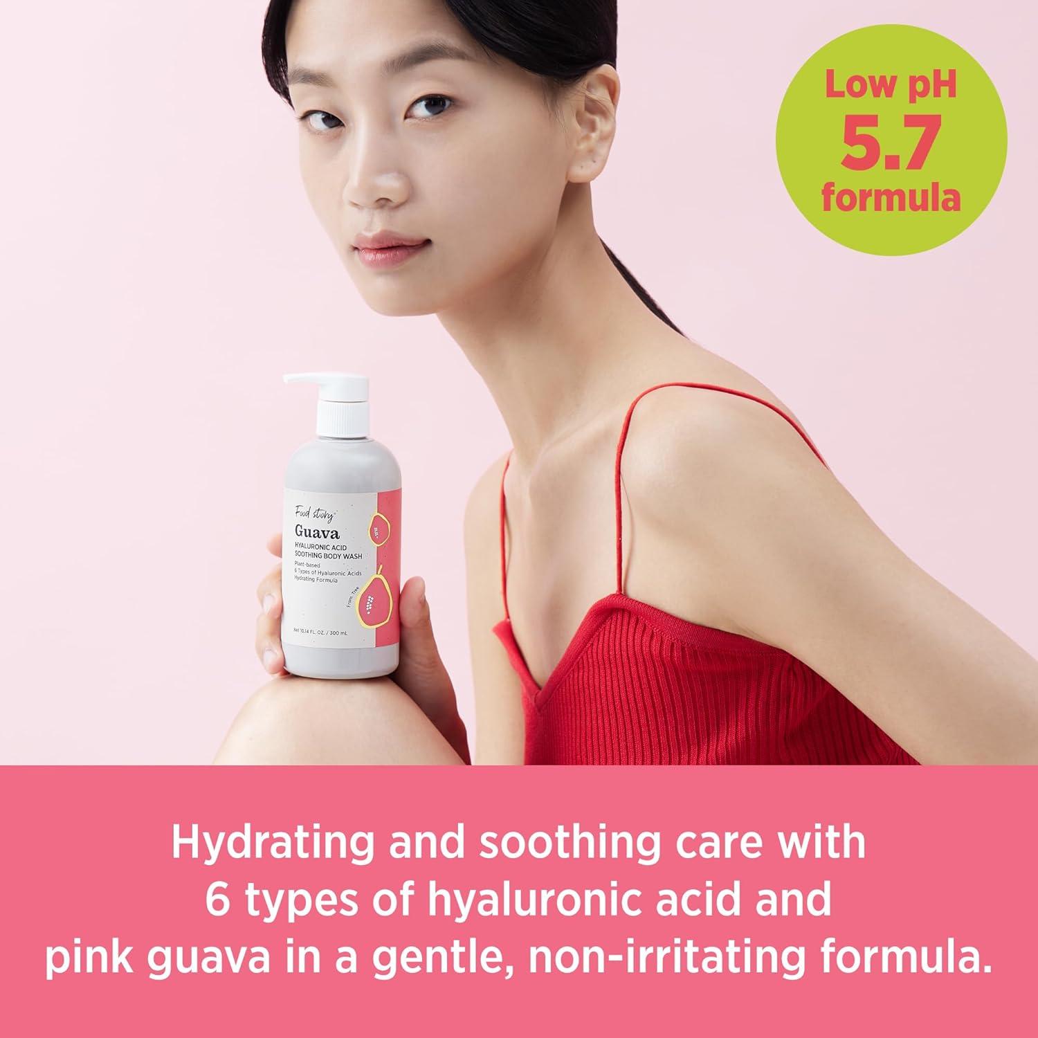 Jabón Corporal Calmante Guava con 6 Ácidos Hialurónicos 250ml