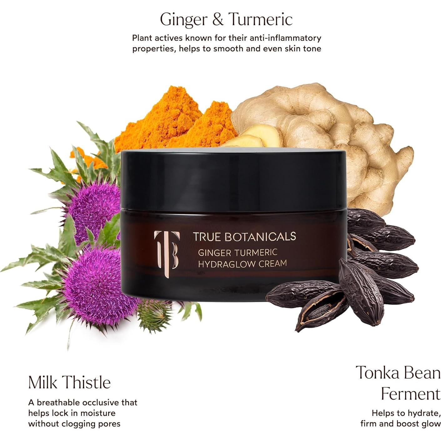 Crema Hidratante True Botanicals Jengibre y Cúrcuma 50 ml