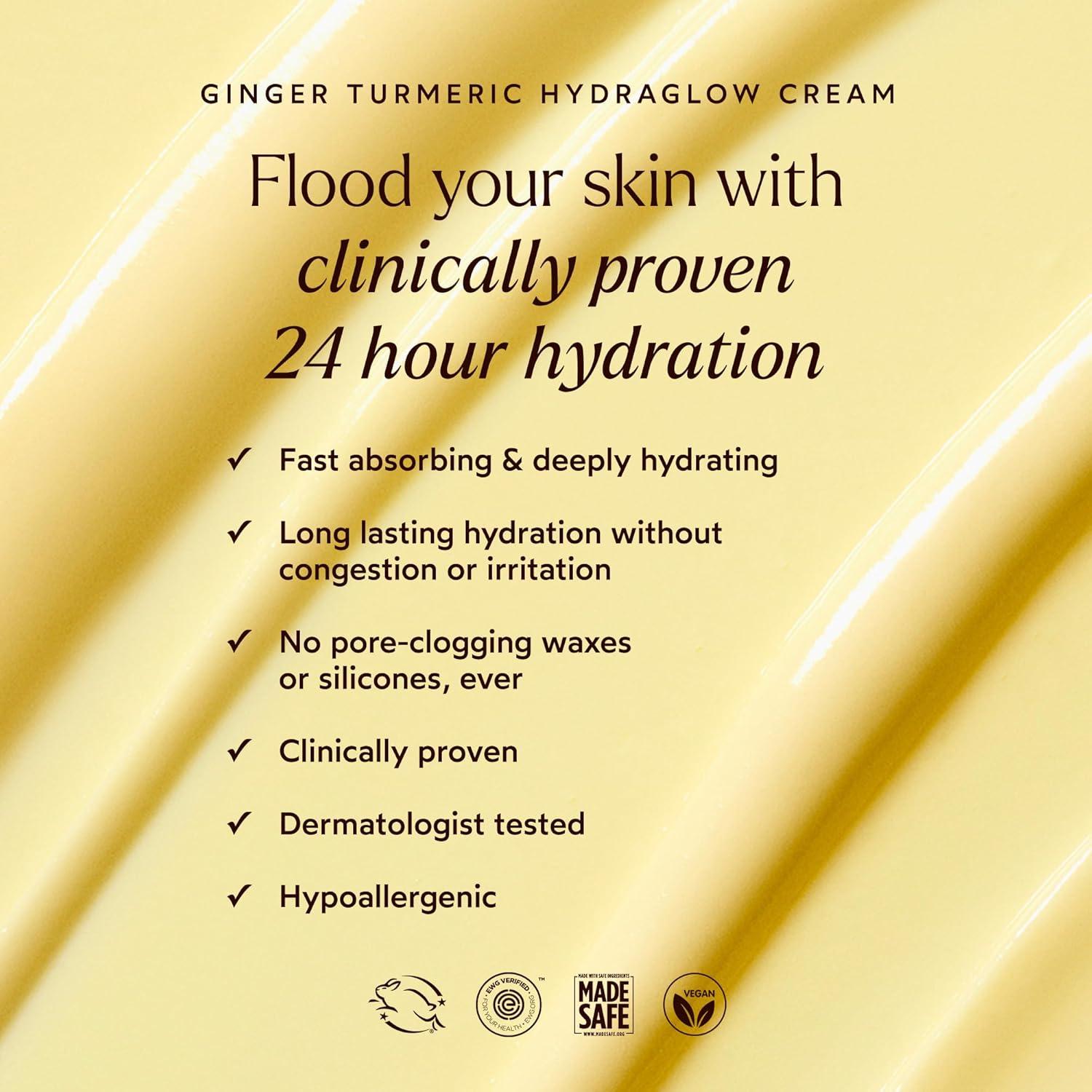 Crema Hidratante True Botanicals Jengibre y Cúrcuma 50 ml