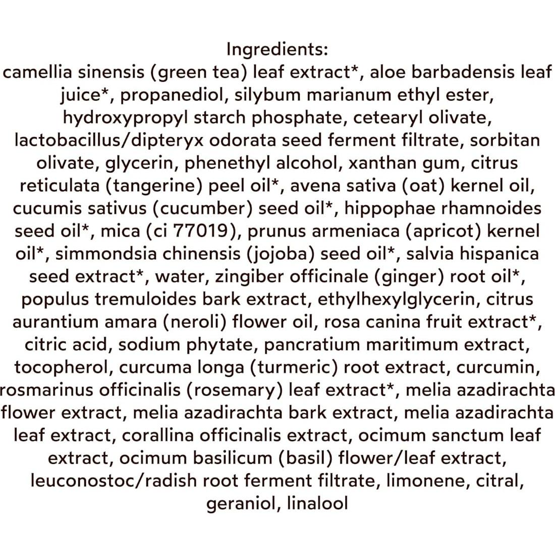 Crema Hidratante True Botanicals Jengibre y Cúrcuma 50 ml