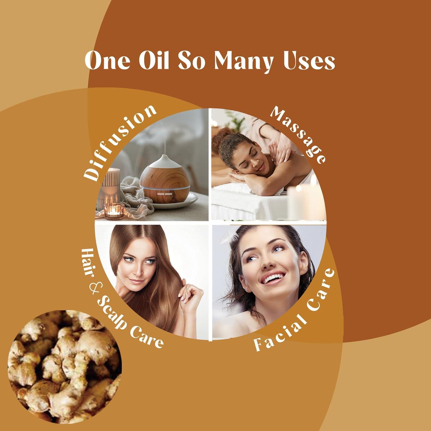 Aceite Esencial de Jengibre 100% Puro LOTUSJOY 30 ml