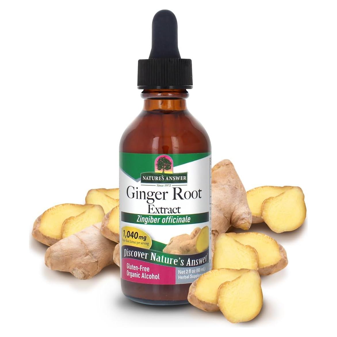 Extracto Herbal de Jengibre Orgánico Respuesta de la Naturaleza 60 ml