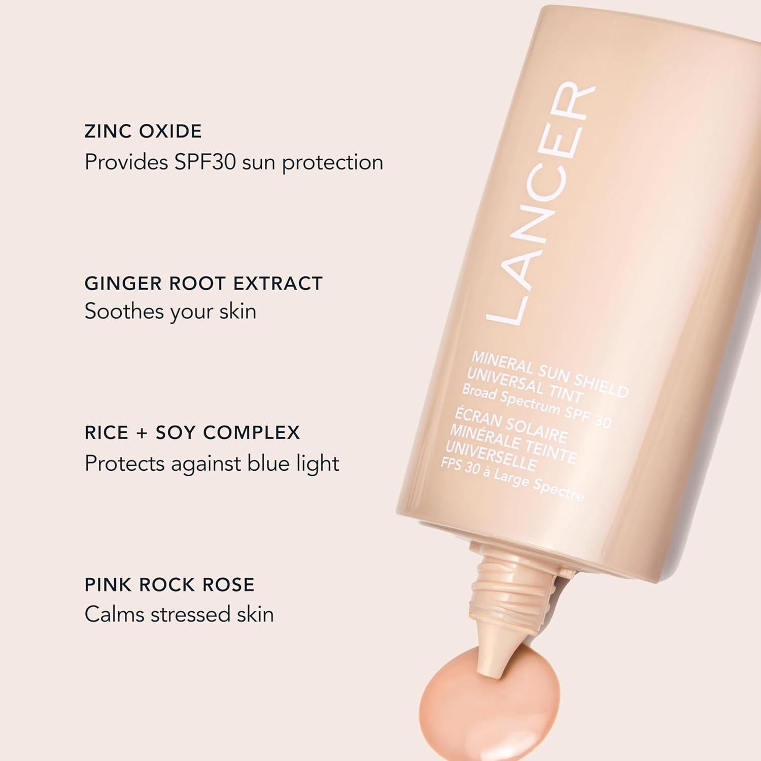 Protector Solar Mineral Tinte Universal Lancer Skincare SPF 30 59.5g