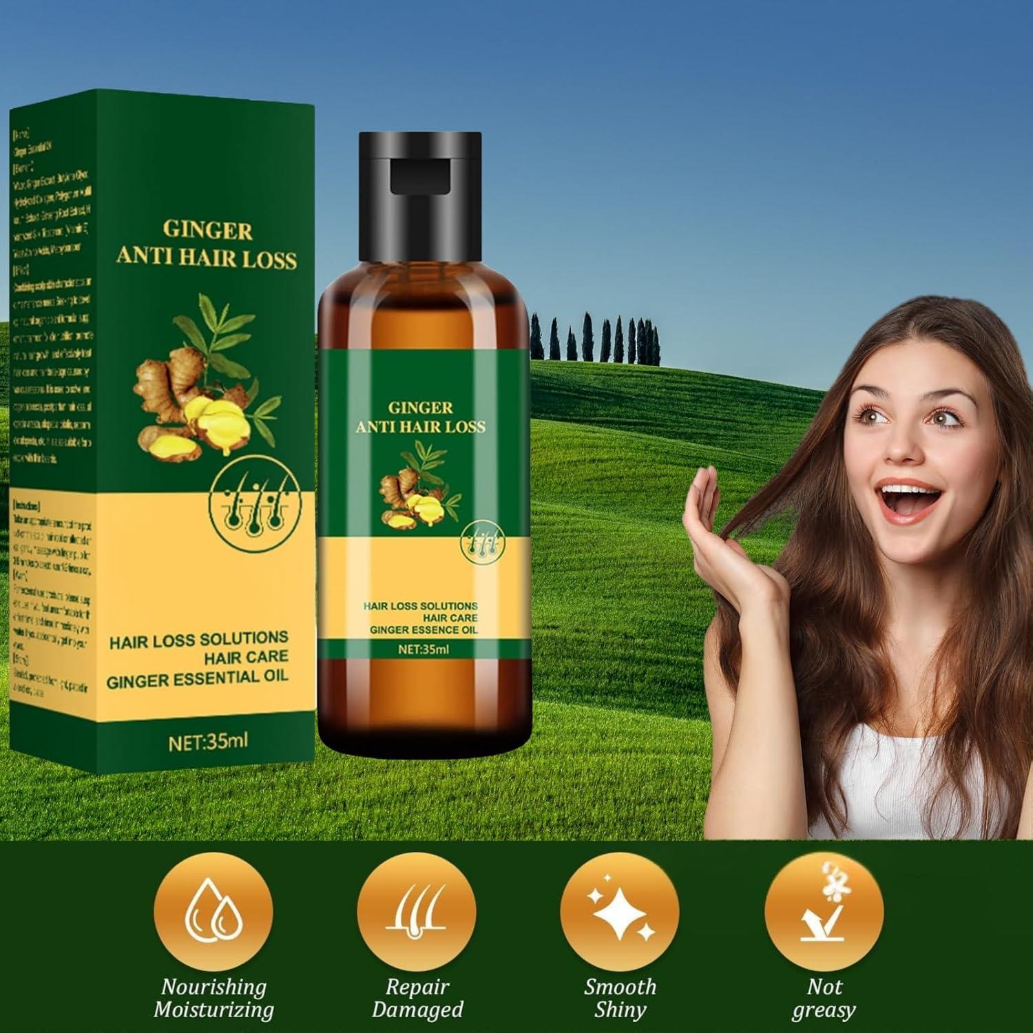 Aceite Esencial de Jengibre Aiwen Chen 2x35ml - Anti Caída