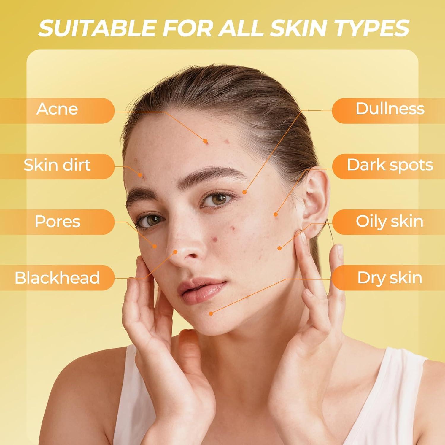 Discos Limpiadores de Cúrcuma y Ácido Kójico - 50 Pcs