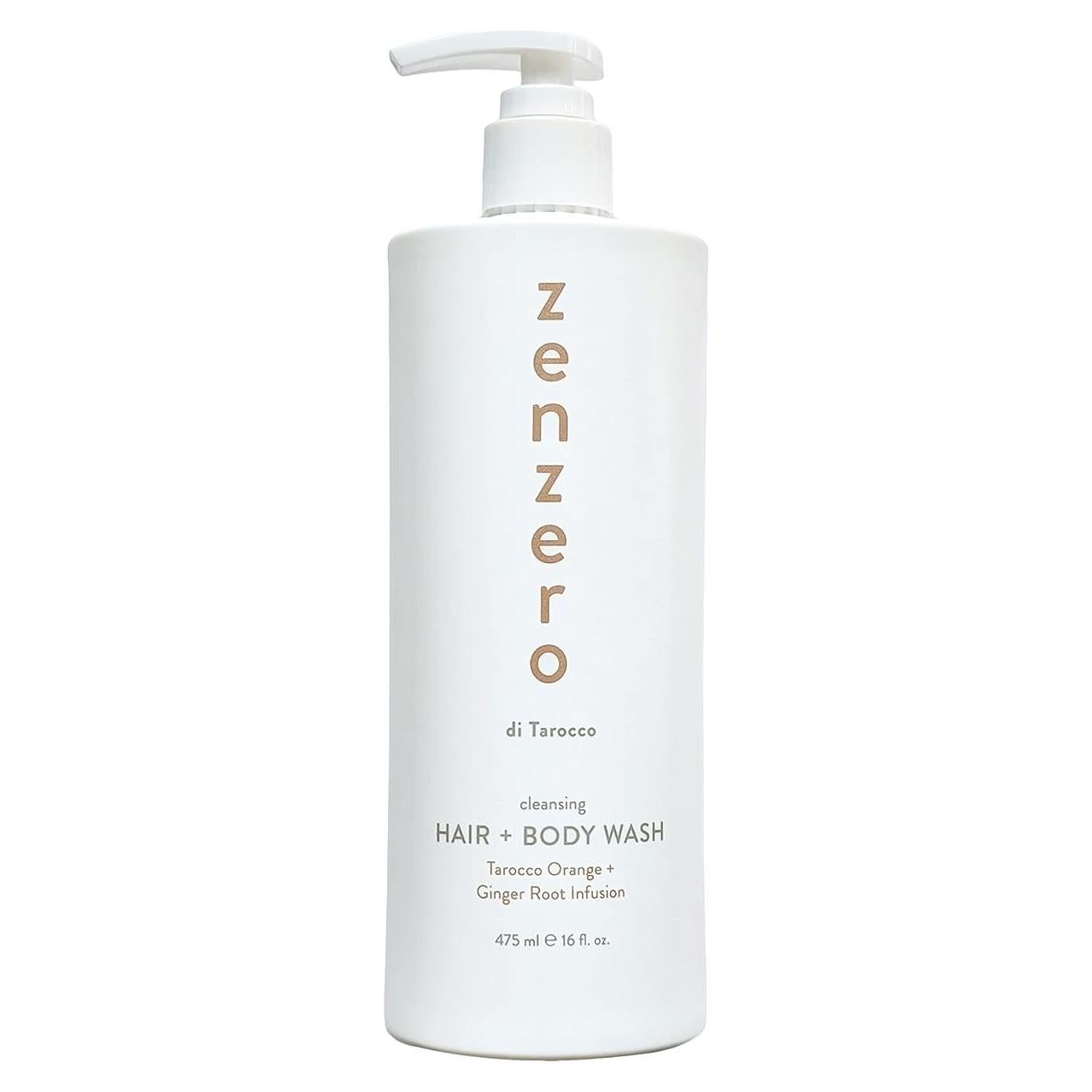 ZENZERO Gel Limpiador 2-en-1 Naranja Tarocco y Jengibre 475 ml