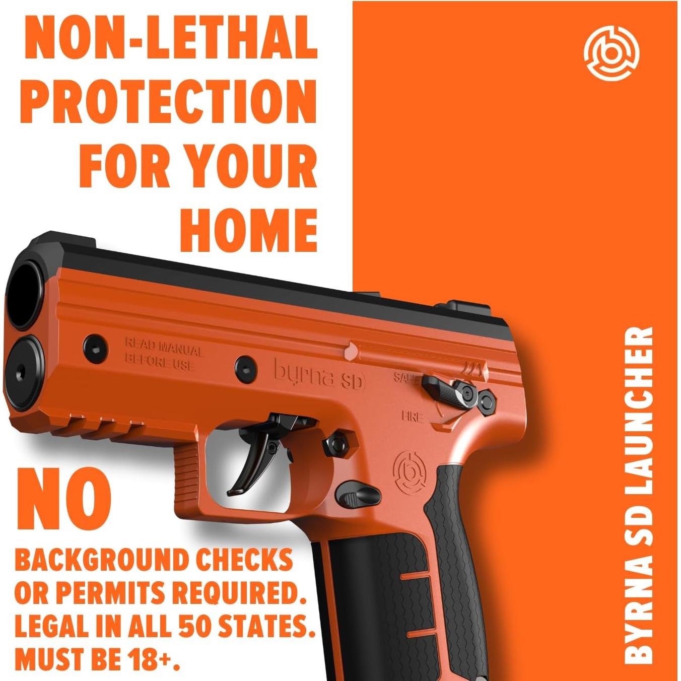 Lanzador Byrna SD - Defensa Personal No Letal - Negro