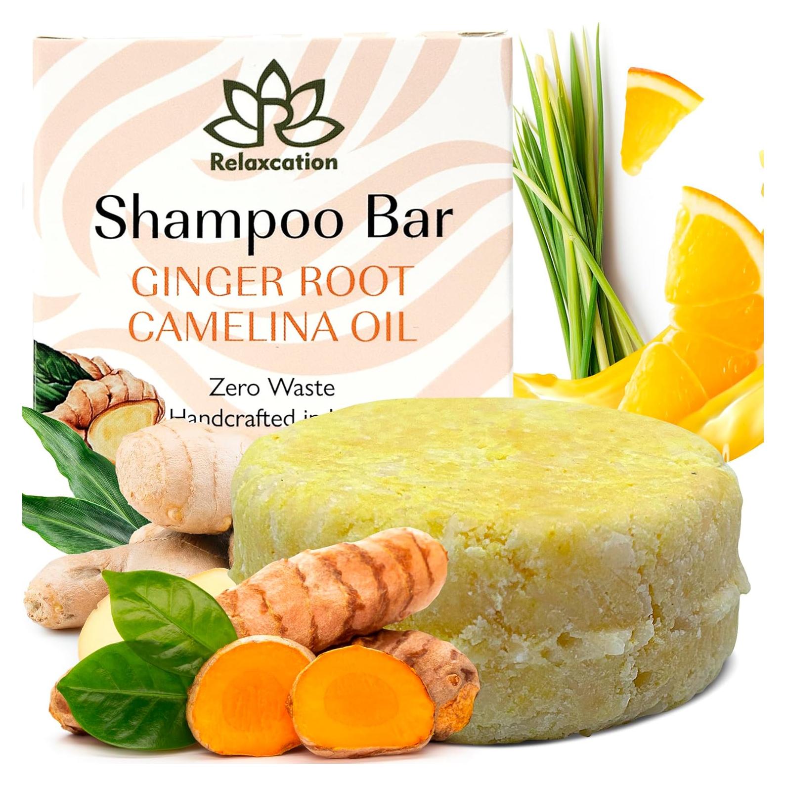 Jabón Sólido Orgánico Relaxcation 70g - Crecimiento Cabello Jengibre
