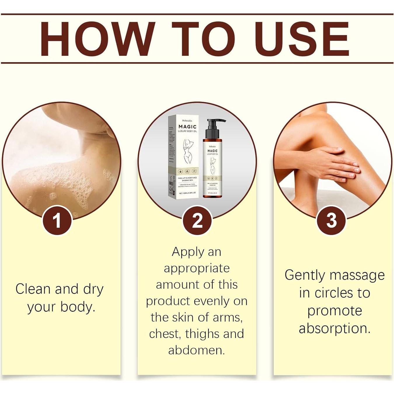 Aceite Corporal Afirmante Mebeakin - Hidratación Intensa 120g