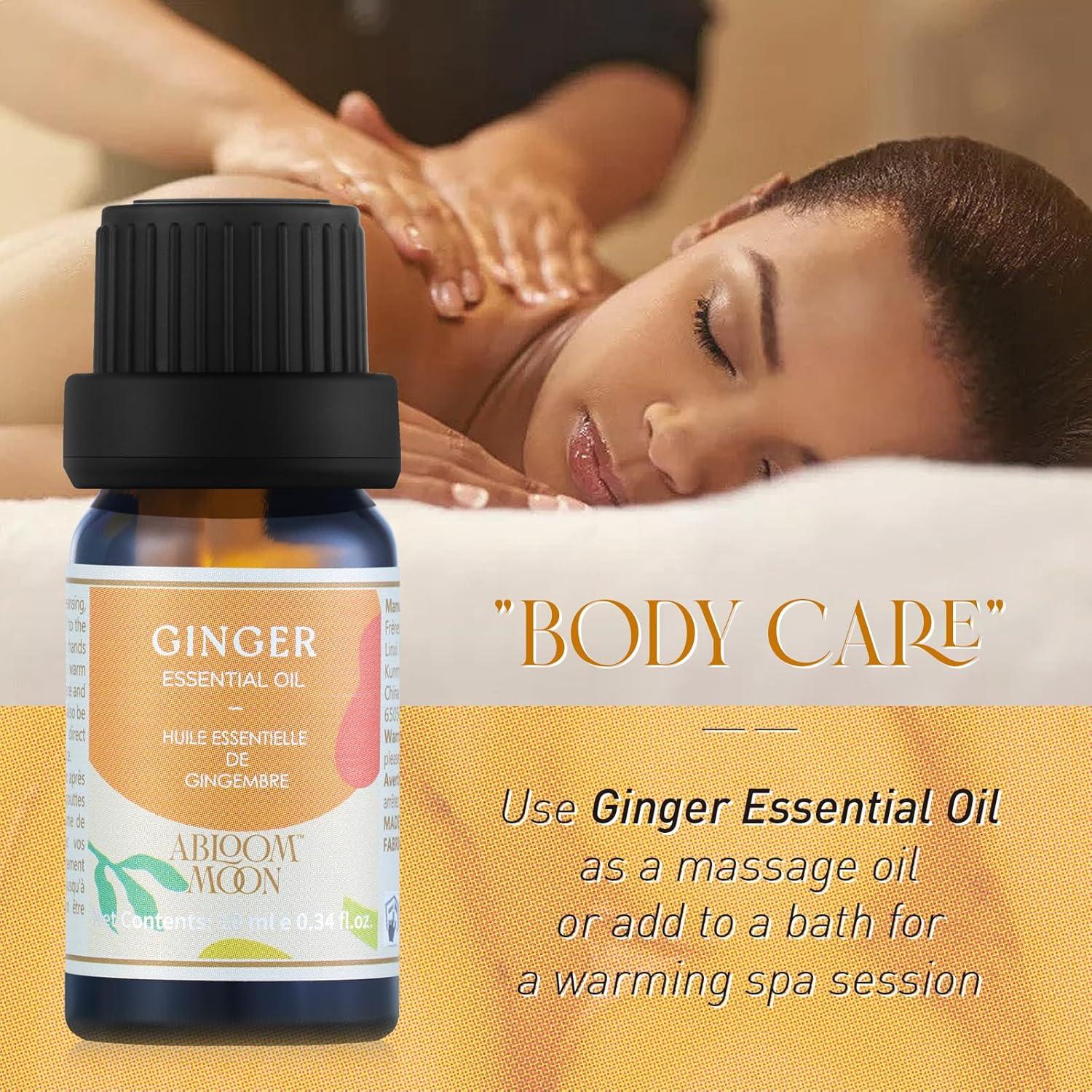 Aceite Esencial de Jengibre 10 ml ABLOOM MOON - Cuidado Piel y Cabello