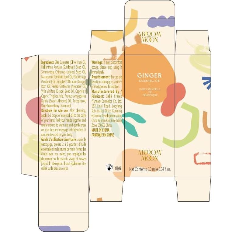 Aceite Esencial de Jengibre 10 ml ABLOOM MOON - Cuidado Piel y Cabello