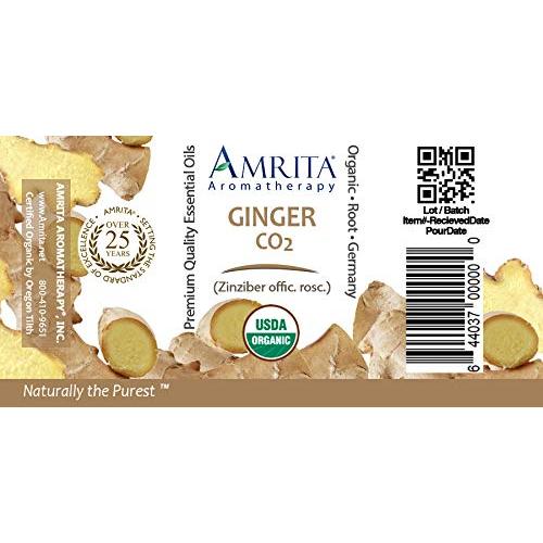 Aceite Esencial de Jengibre Orgánico Amrita 5ML - 100% Puro